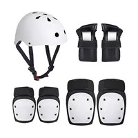 7pcs kids adults helmet knee elbow pads wrist guard sports protective gear cycling scooter skateboard safety set