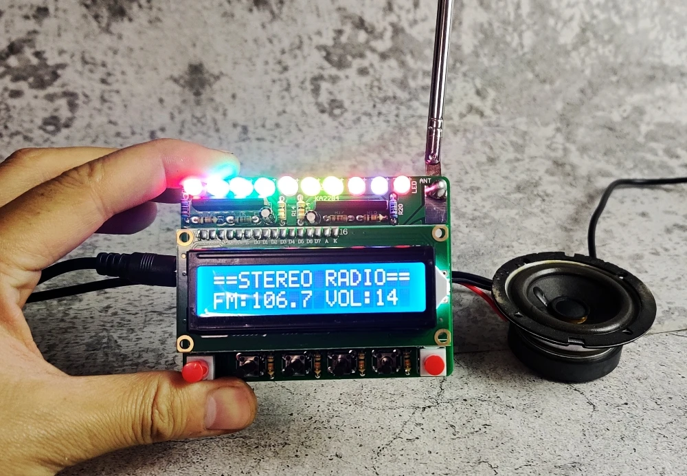 FM цифровое радио DIY kit электронный Обучающий набор для пайки | Игрушки и хобби