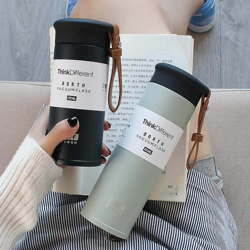 

Tea Double Wall Infuser Bottle Thermic Reusable Bottle Stainless Steel Insulated Stylish Water Bottle Bouteille Isotherme