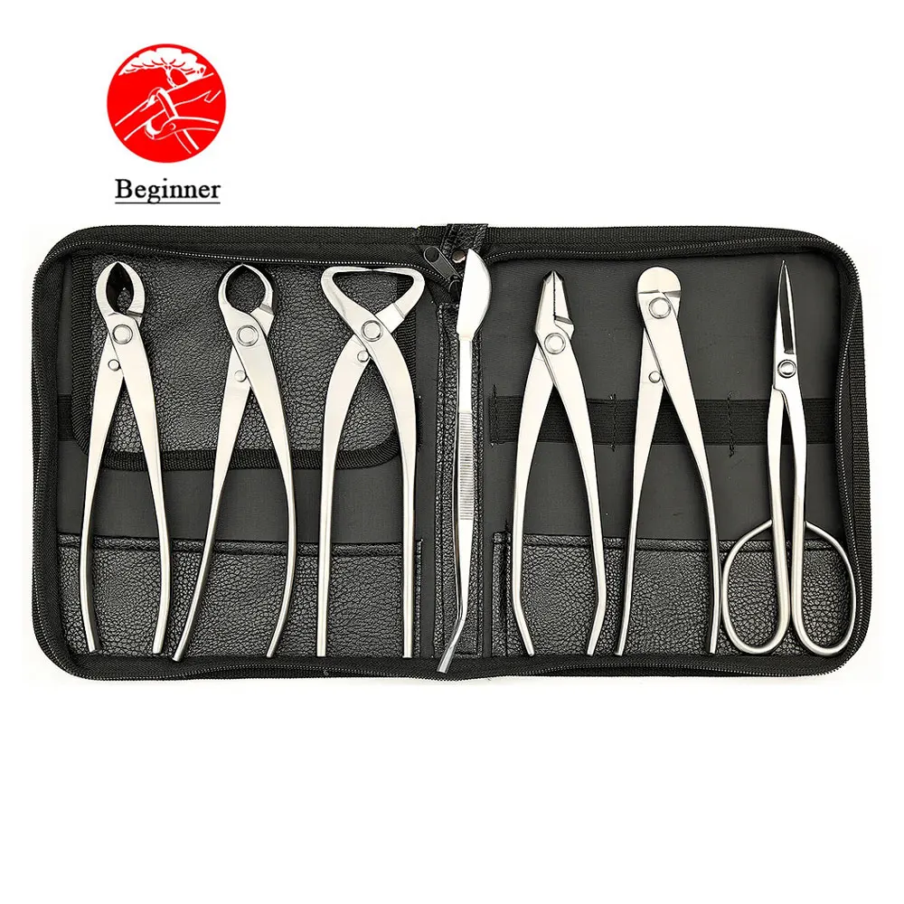 

Beginner Grade 7 PCS Bonsai tool set (kit) BBTKS-04 From TianBonsai