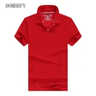 Мужская рубашка-поло, дизайнерская мужская хлопковая рубашка-поло с коротким рукавом, облегающая дышащая одежда, футболки для гольфа, Размеры S- 4XL