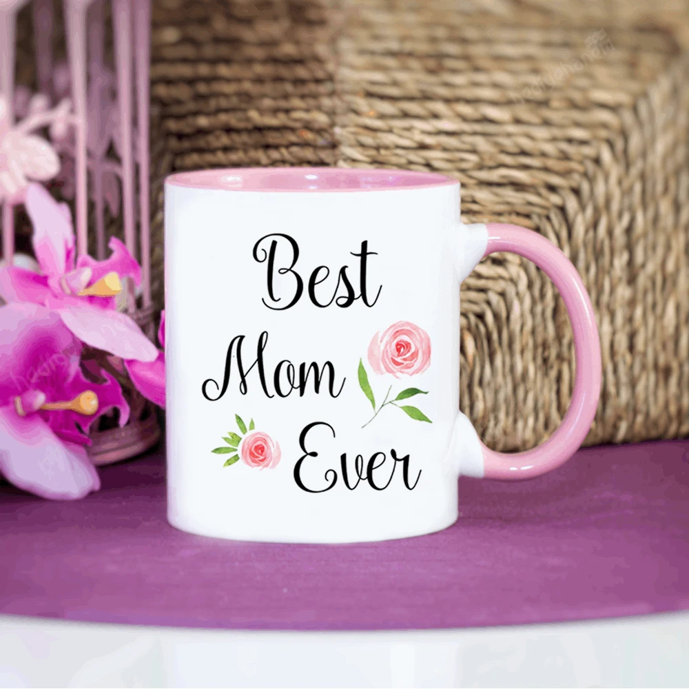 

Best Mom Ever Ceramic Coffee Mug 11oz Mother Day Mom Mama Gift Cup Travel Mug and Cup