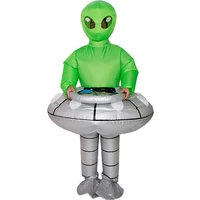 new arrival green ufo alien inflatable costumes halloween cosplay costumes chirstmas party cosplay monster mascot et disfraz