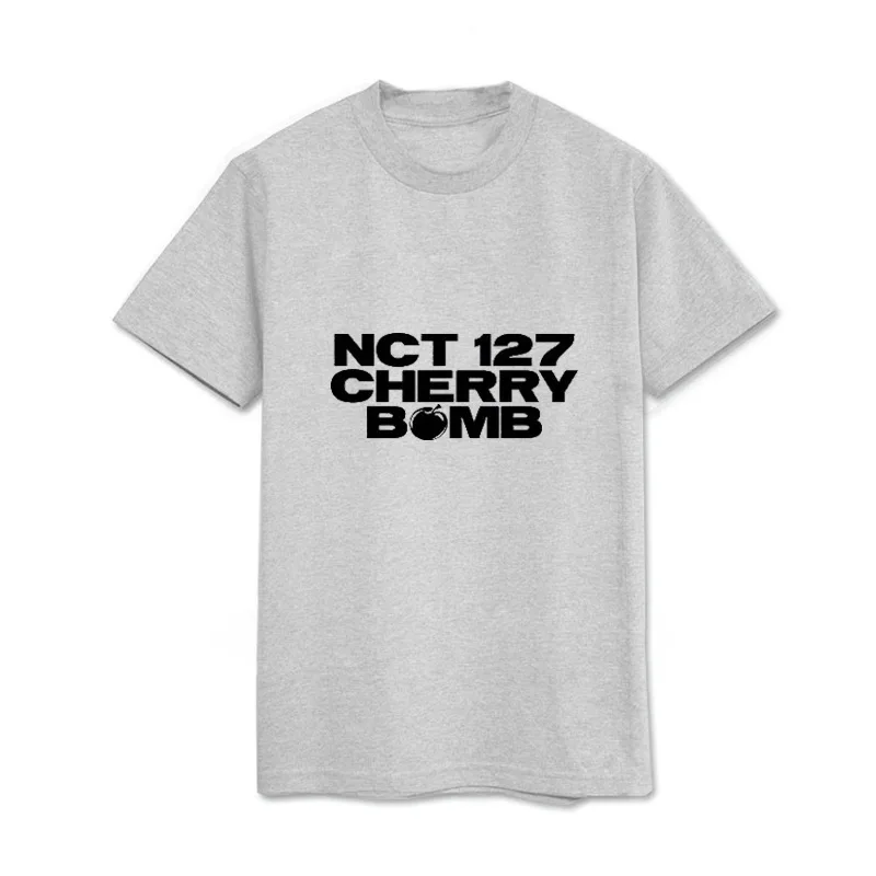 Mainlead KPOP NCT 127 футболка CHERRY BOMB #127 DongHyuck с надписью JaeHyun|Футболки| |