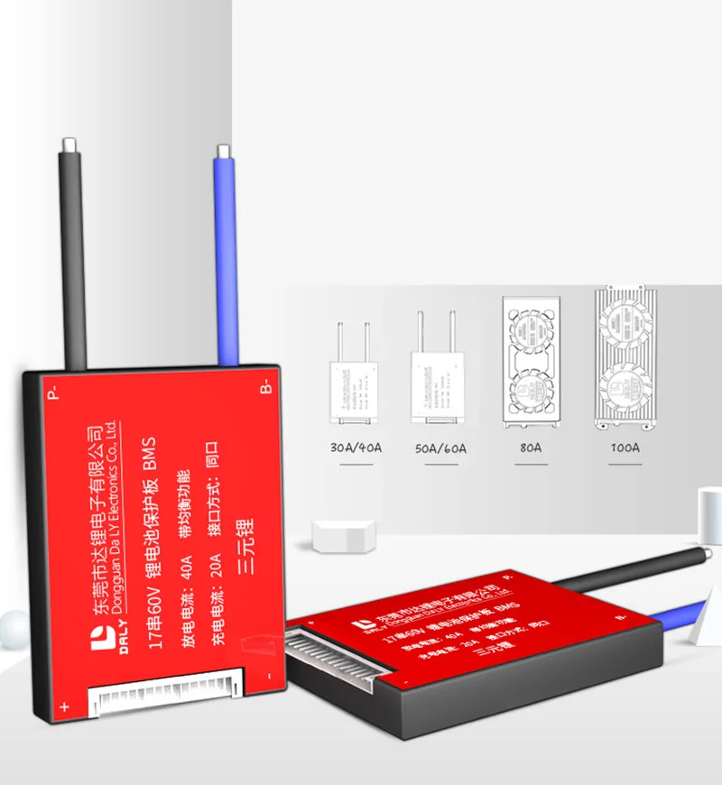 Водонепроницаемая Защитная плата BMS 17S 60 в с балансировкой литий-ионной батареи
