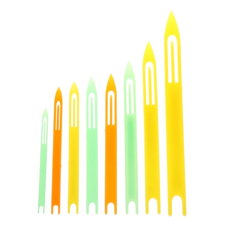 

8pcs/Set Fishing Netting Needle Repair Net Line Plastic Shuttles Mending Weaving