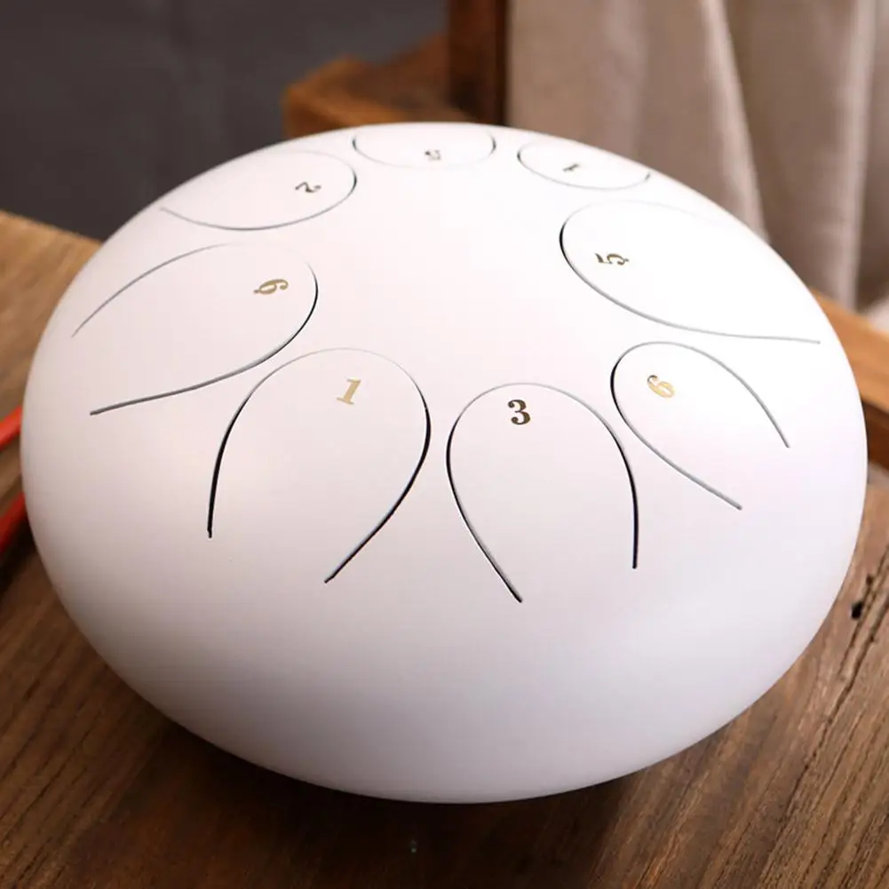 10/12 дюймов 9 нот стальной язык барабан с молотками музыкальная Книга сумка