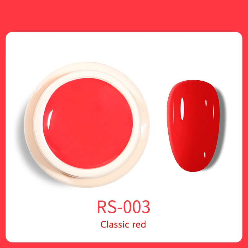 

ANGNYA 2021 New Popular Color Nail Polish Glue Japanese Solid Canned Painted Glue Nail Shop Special Nude Nail Phototherapy Glue