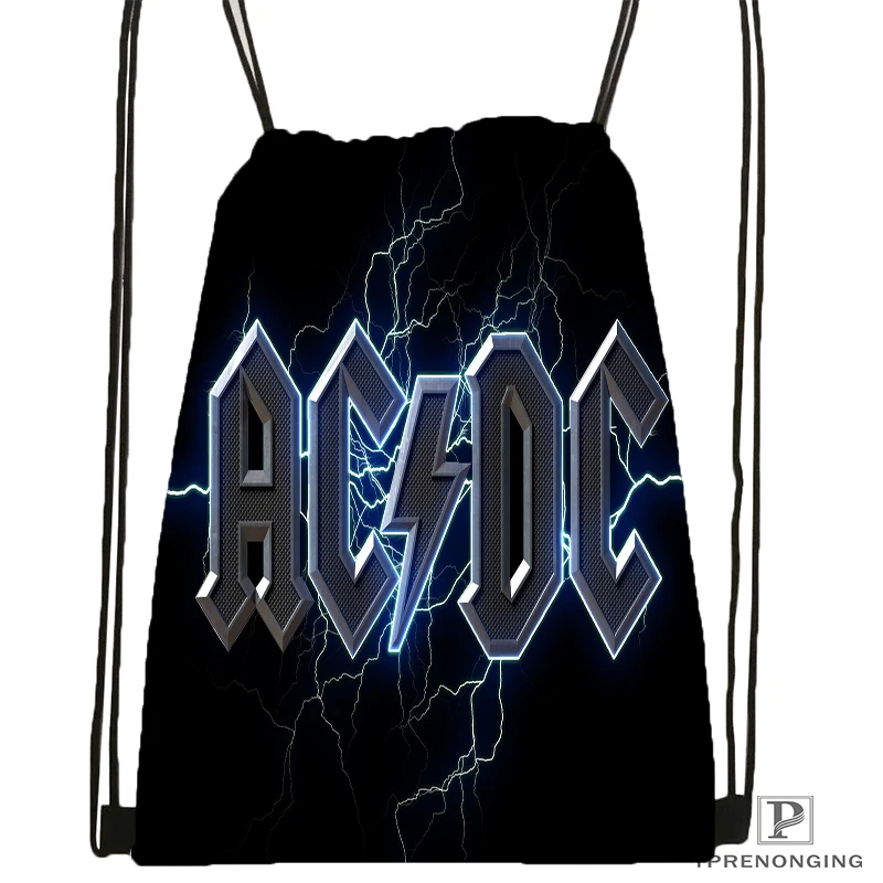 Пользовательские AC DC #1 отличное качество походная сумка на шнурке милый рюкзак