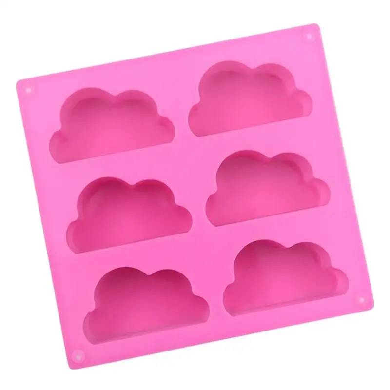 

Silicone Chocolate Block Mold 6-Cavities Pudding Jelly Candy Decor Mold Chocolate Pastry Cookies Baking Tools Kitchen Bakeware
