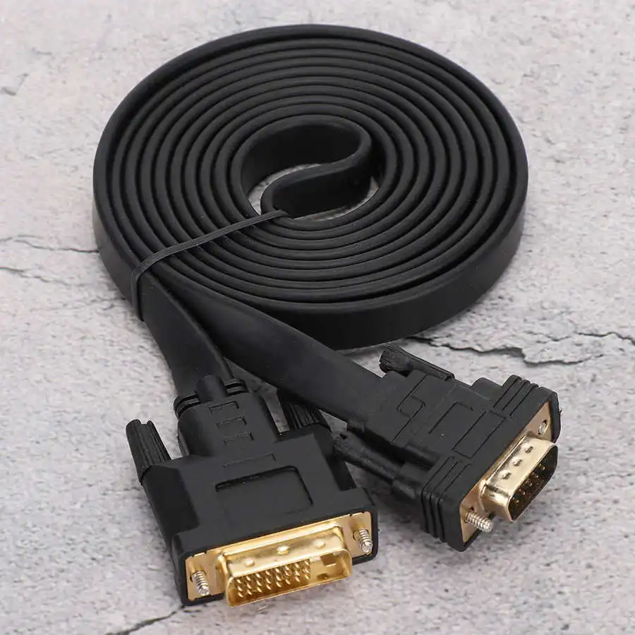 Протектор шнура DVI 24 + 1 для конверсионного кабеля VGA Переходник штекер-штекер