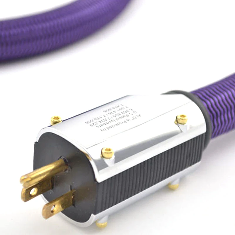 Один шт. XLO Purple Rush HIFI US AC аудио кабель питания | Электроника