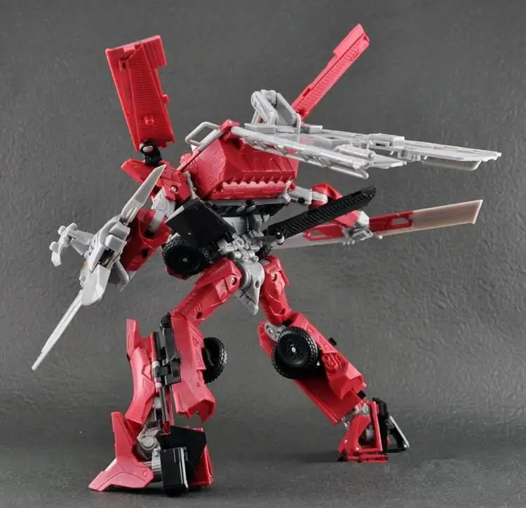 

HSB Transformation Sentinel Prime Commander Movie Dark Of The Moon Leader Action Figure Fire Truck Mode KO Robot Model Toys