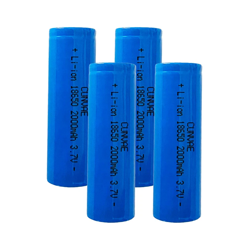 4 шт. 100% Новый оригинальный литиевый перезаряжаемый аккумулятор NCR18650B ICR18650 3 7 в 2000