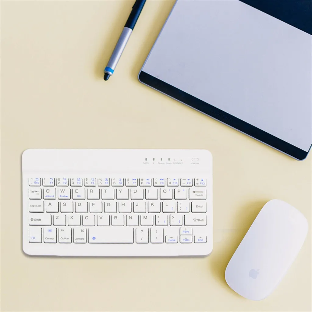 Мини клавиатура для ipad 2020 тонкая беспроводная Bluetooth Для iMac IPAD телефона ноутбука планшета ПК g3|Клавиатуры| |