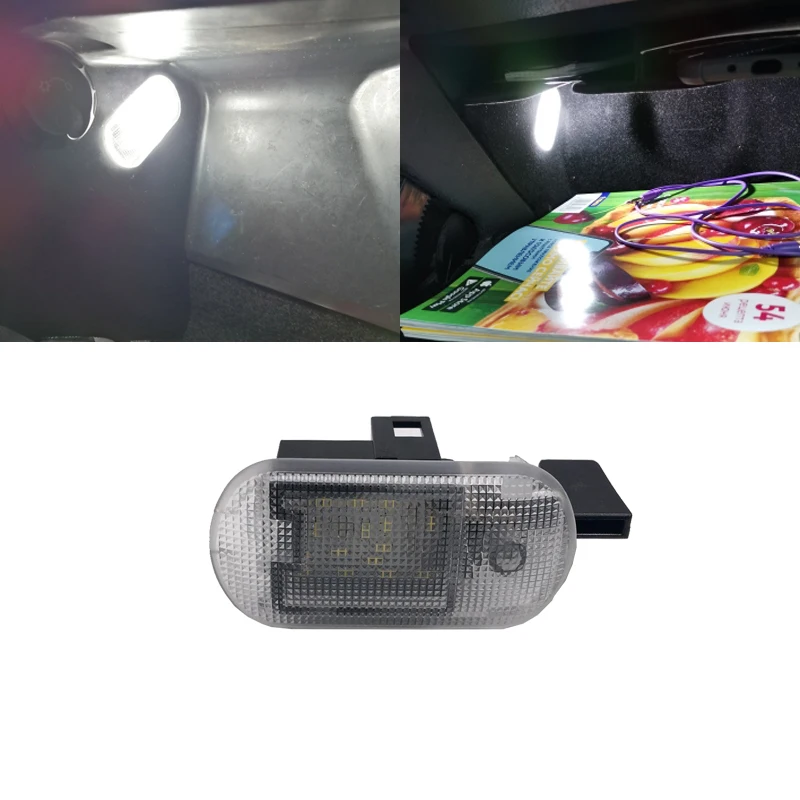 1 шт. светодиодный светильник Canbus для перчаток VW Bettle Bora Golf Variant Caddy Touran Touareg Skoda Superb