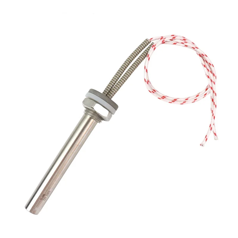 

220v Cartridge Heater SS 304 Tubular Heater M16 Thread Immersion Water Heating Element 500w/800w/1000w/1200w