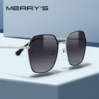 Солнцезащитные очки MERRYS S8406 мужские, модные квадратные поляризованные очки для мужчин, Классические солнцезащитные очки , градиентная линза, защита UV400