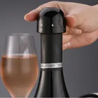 Затычка для бутылок с шампанским Крышка для винной бутылки, силиконовая герметичная пробка, сохраняющая свежесть, винная пробка, барные инструменты, бокал для ликера, вина
