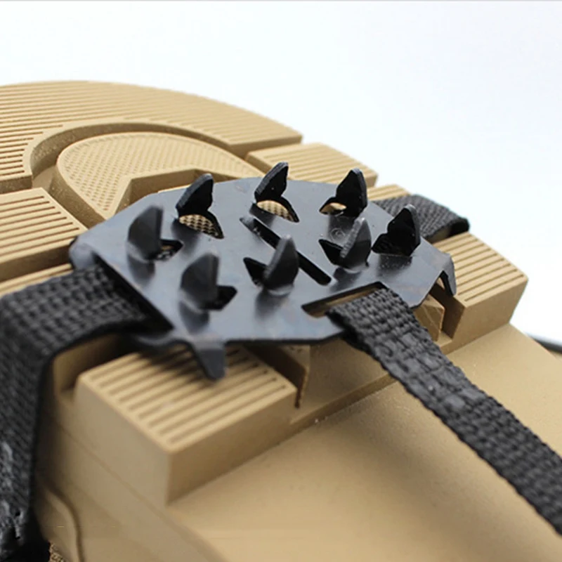 Мужские ботинки с шипами Нескользящие для снега альпинизма аксессуары обуви 24