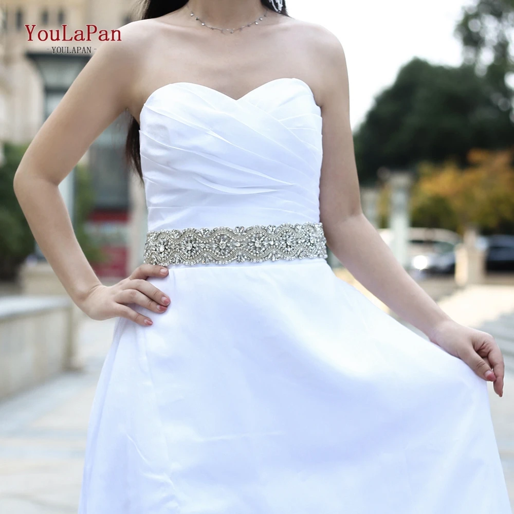 

YouLaPan S04 Wedding Dress Belt Bridal Belt Ladies Belt Pearl Rhinestone Belt Evening Dress Belt Evening Party Wedding Accessory