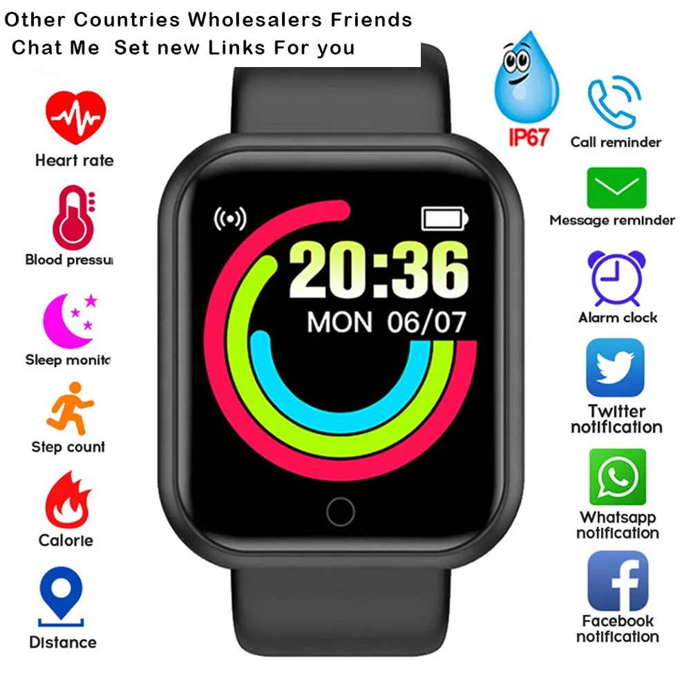 

Y68 Smart Watch for Russian Wholesaler Friends Original Wholesale 5/10/20 Pcs Free Shipping Shipped Within 2 Days Smart Watch