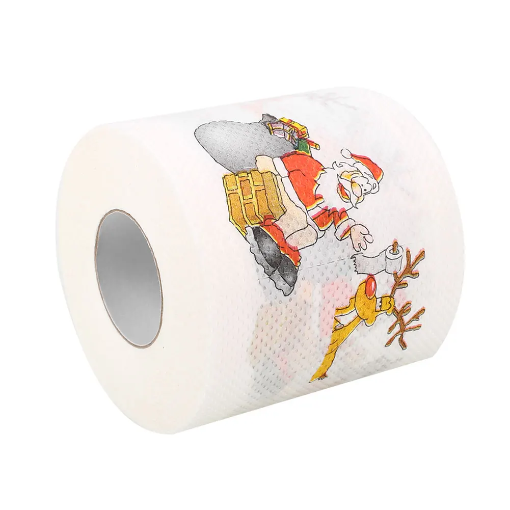 

Xmas Accessories Merry Christmas Paper Personality Cute 10.3*10.3*10cm White Red Orange Crafts Decoration Living Room