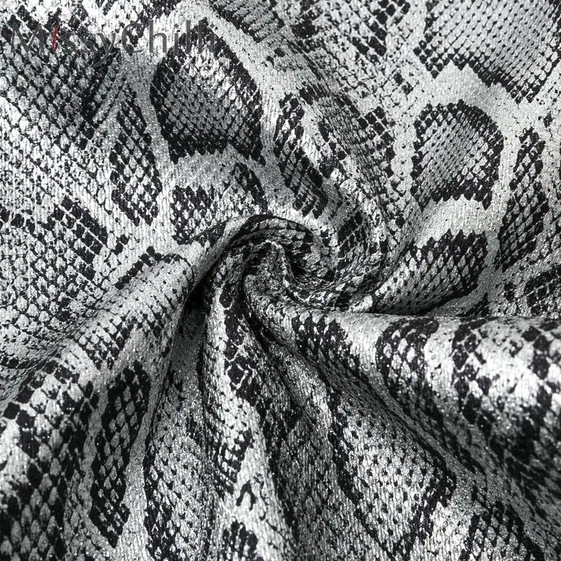 Женский костюм двойка с принтом в виде змеиной кожи| |