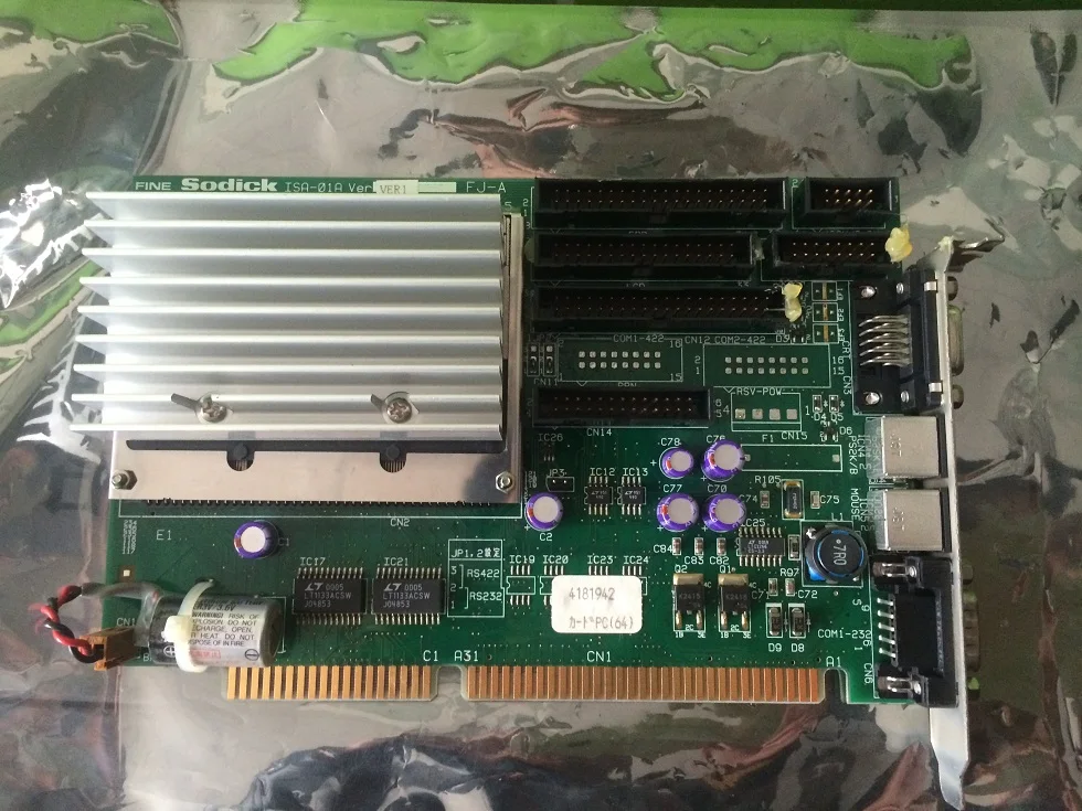 CARDPC-64 ISA-01A FJ-A материнская