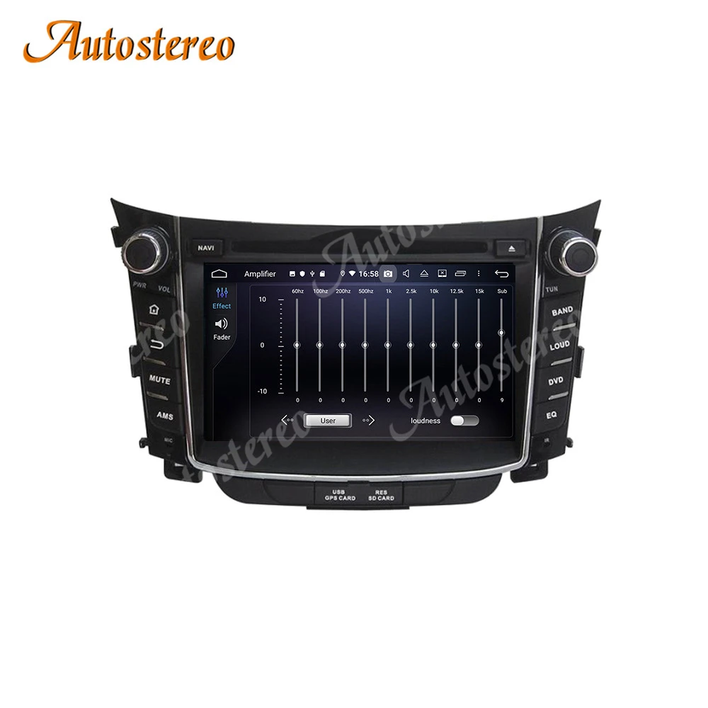 Автомобильный DVD плеер Px6 Android 10 0 DSP для Hyundai I30 2011 2016 автомобильный GPS навигатор