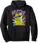 100% хлопок Rugrats Fire Breath Reptar Rawr ретро-худи