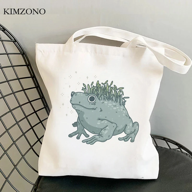 

Frog shopping bag eco handbag recycle bag grocery shopper shopping bag bolsas reutilizables net jute woven cabas