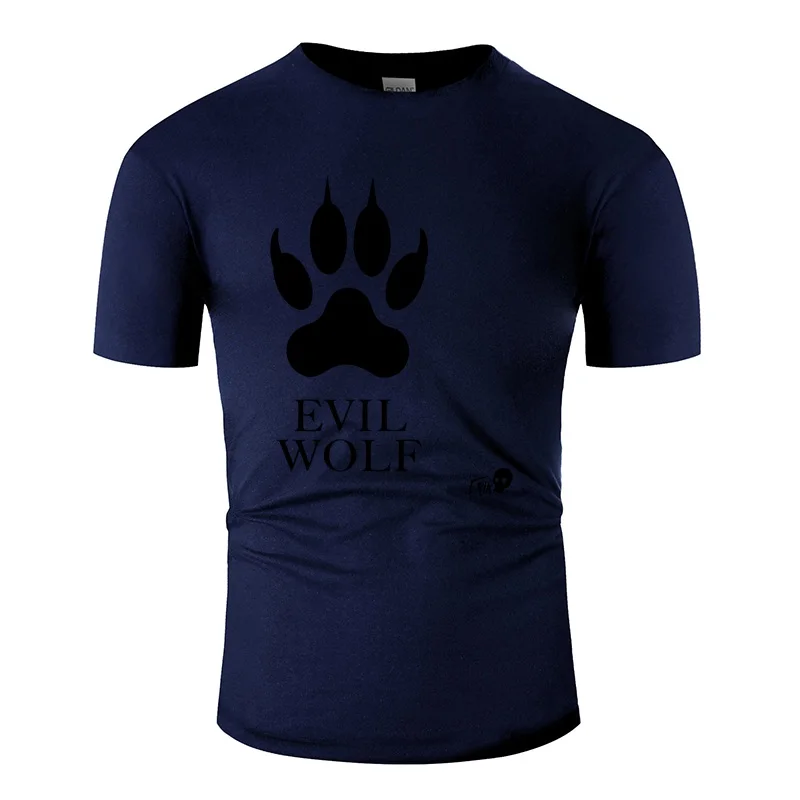 

Облегающая футболка Der Evil Wolf Comics футболка для мужчин короткий рукав против морщин хип-хоп топы