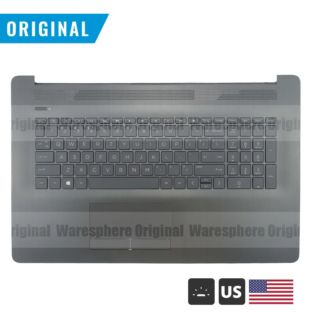 

New Original Palmrest For HP Pavilion 17-BY 17-CA With US Backlit Non-Backlit Keyboard Top Upper Cover L22749-001 L22750-001