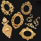 DIY зеркало Инструменты для украшения тортов из мастики рамка Кекс Шоколад свадебный торт бордюр силиконовые формы для кухонной выпечки формы