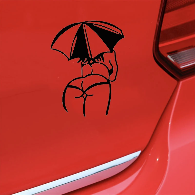 Новый дизайн сексуальные автомобильные наклейки для девочек зонт кузов