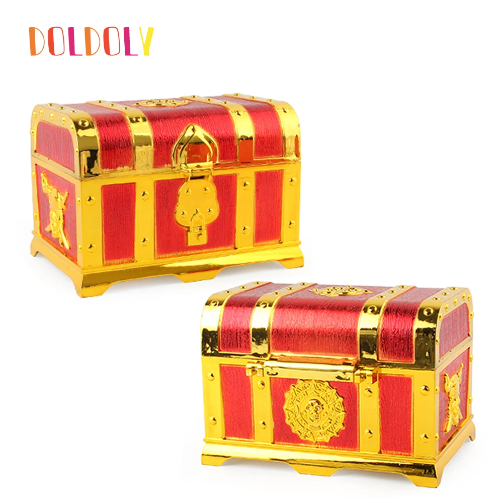 Doldoldoly пластиковая Пиратская золотая монета, украшение для детской вечевечерние на Хэллоуин, день рождения, поддельные золотые сокровища, товары для вечерние, подарки, подарки для детей