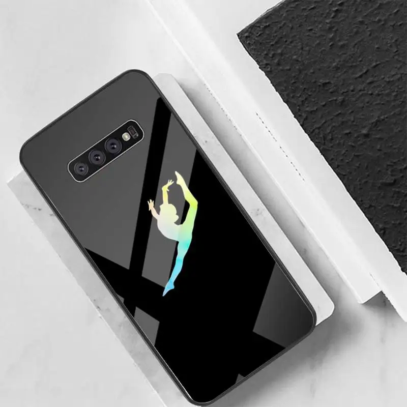 

I Love Dance Phone Case Back Cover For Samsung Cases S20 Plus S10 NOTE 8 9 10 10PRO Tempered Glass Soft Silicone Edge