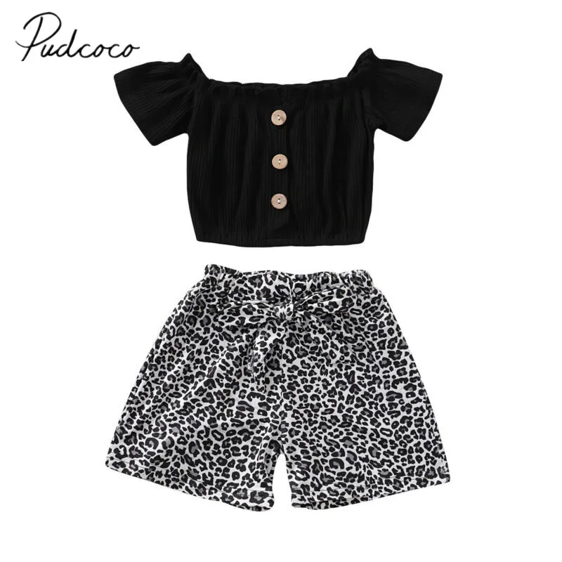 2020 летняя одежда для малышей Детская маленьких девочек культур Топ футболка +