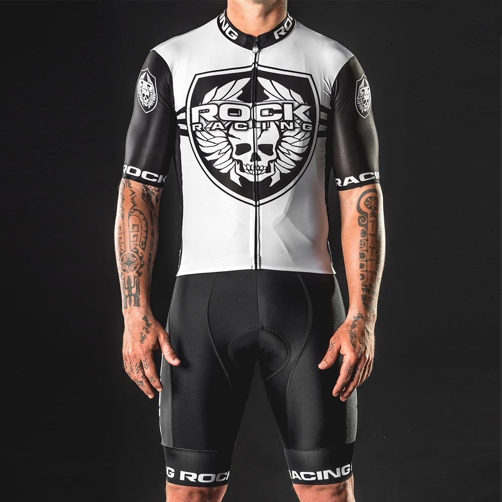 Трикотажный костюм мужской для велоспорта летняя одежда гоночной команды