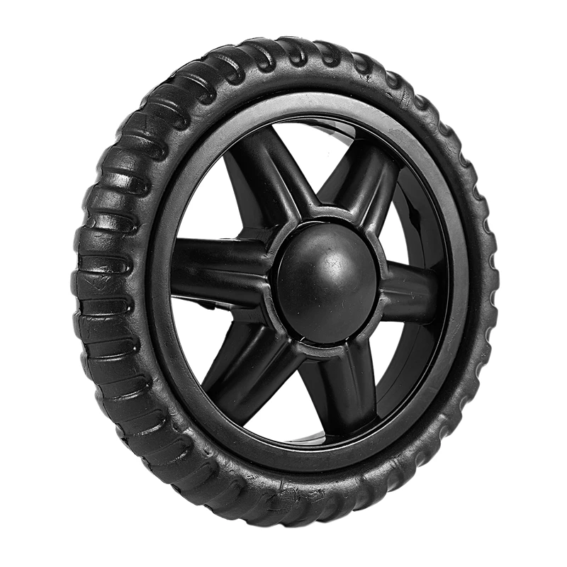 Резиновая тележка для багажа с горячим колесом черный (2 шт.)|Магазинные повозки и