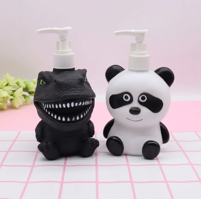 Мультяшный пластиковый телефон бутылка для геля душа и шампуня портативный