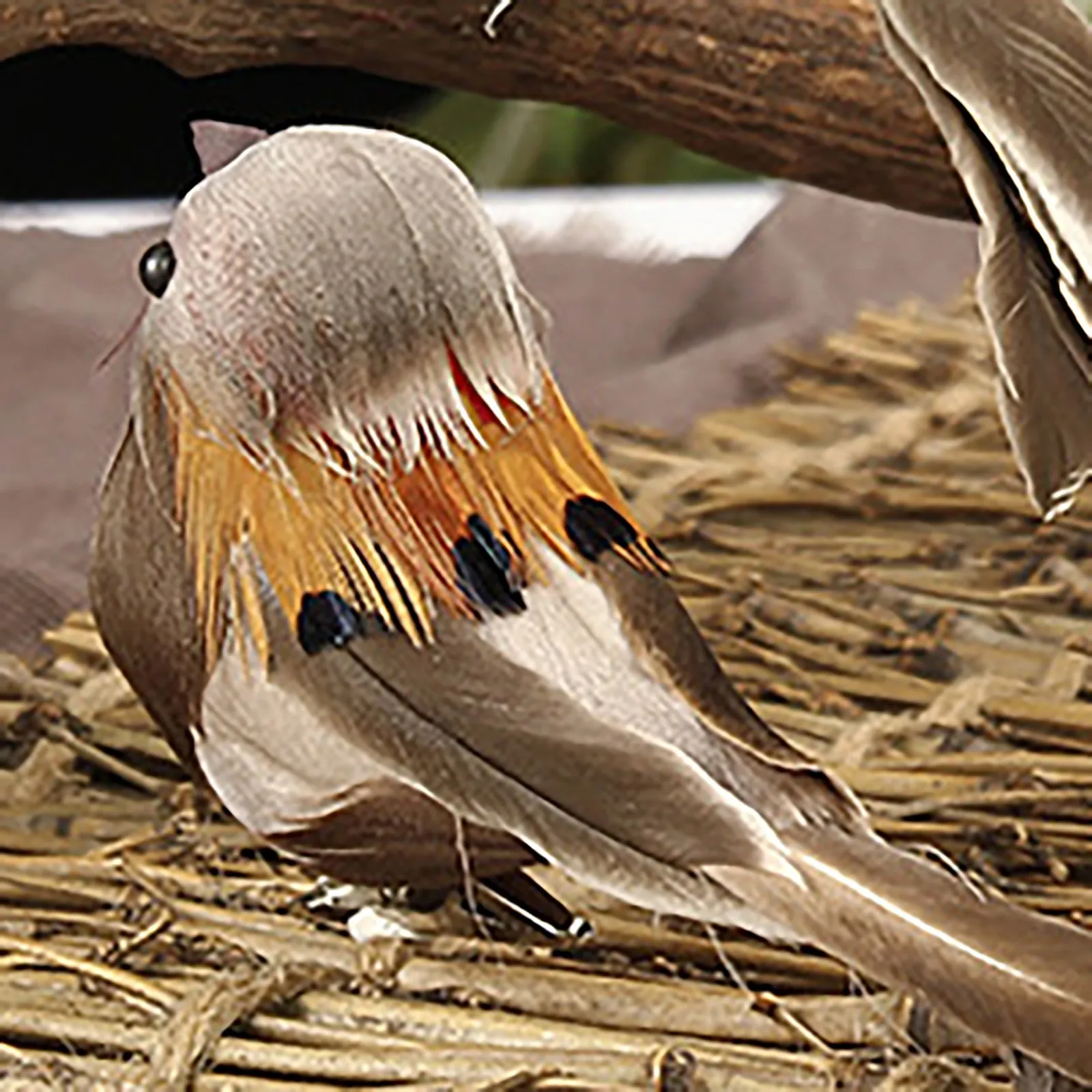 Аксессуары для украшения дома 12 шт. перья птицы искусственная пена мини любовь