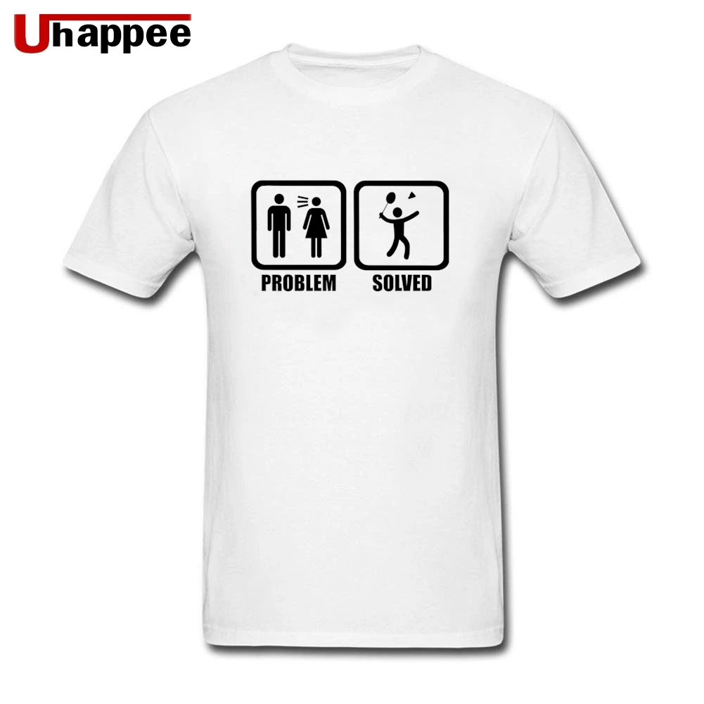 2019 брендовая дизайнерская футболка забавная для бадминтона мужская стильная с