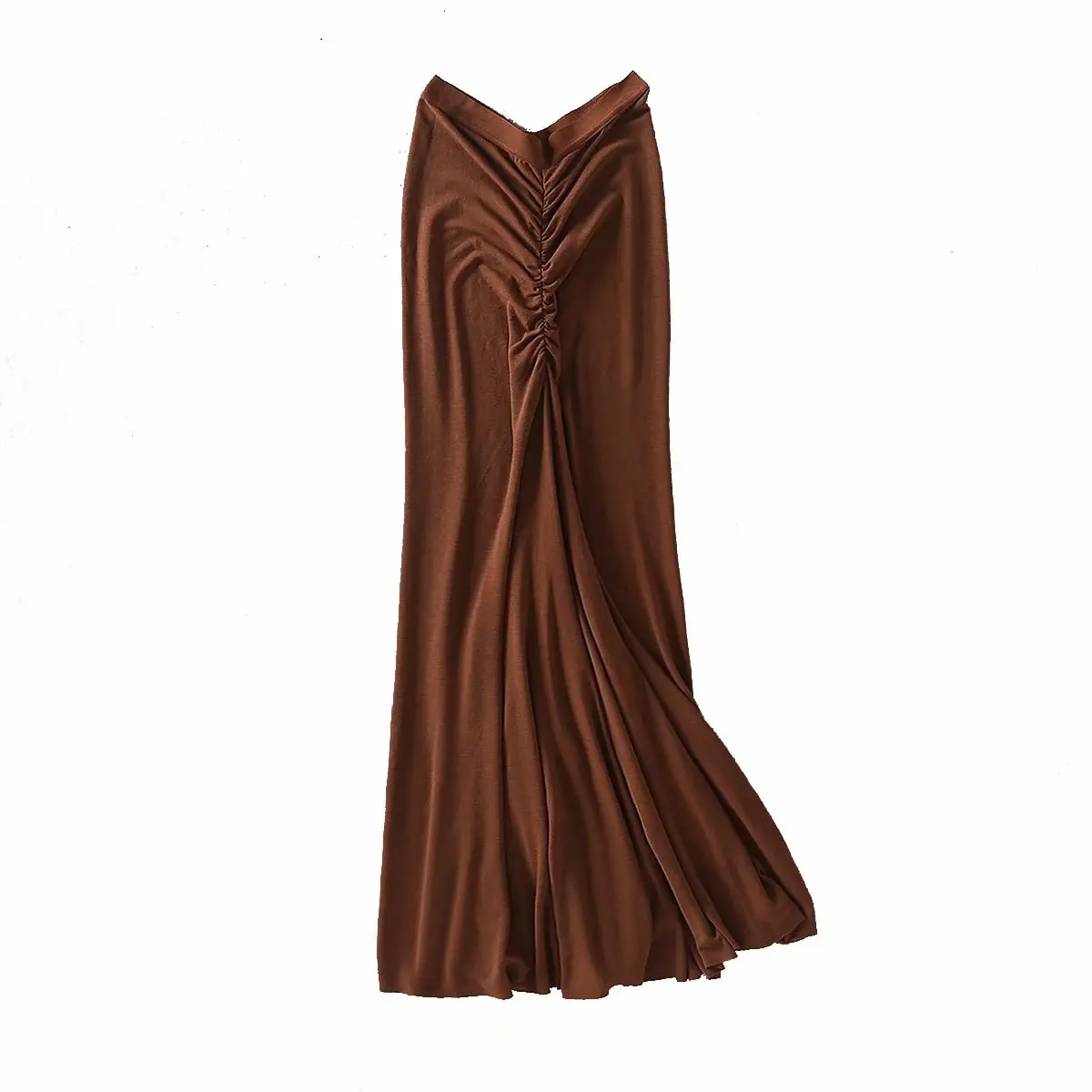

sexy cotton women skirts summer new high waist solid slim mermaid ankle length lady elegant skirts top quality