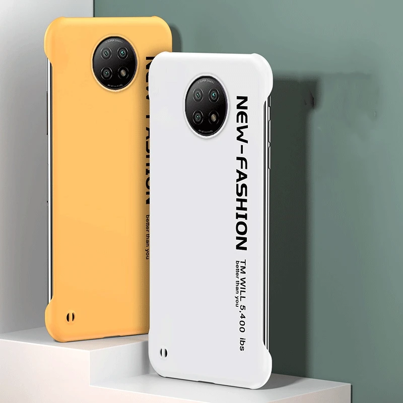 

For Xiaomi Redmi Note 9T 9 Pro Case Matte Ultra-thin lens full protection Frameless Hard Cover For Redmi Note 8 Pro 9S Fundas