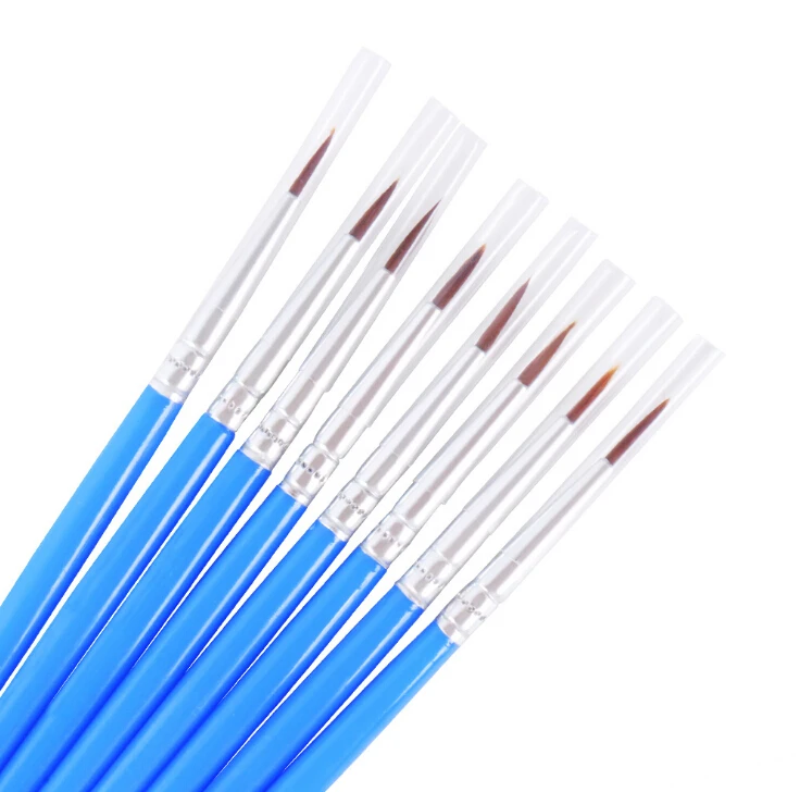 10 шт. новая нейлоновая кисть для волос ручка с крючком линий художественная