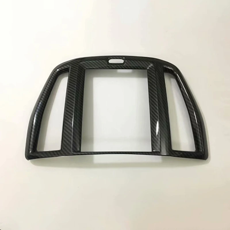 Автомобильная Панель навигации из АБС-углеродного волокна декоративная крышка