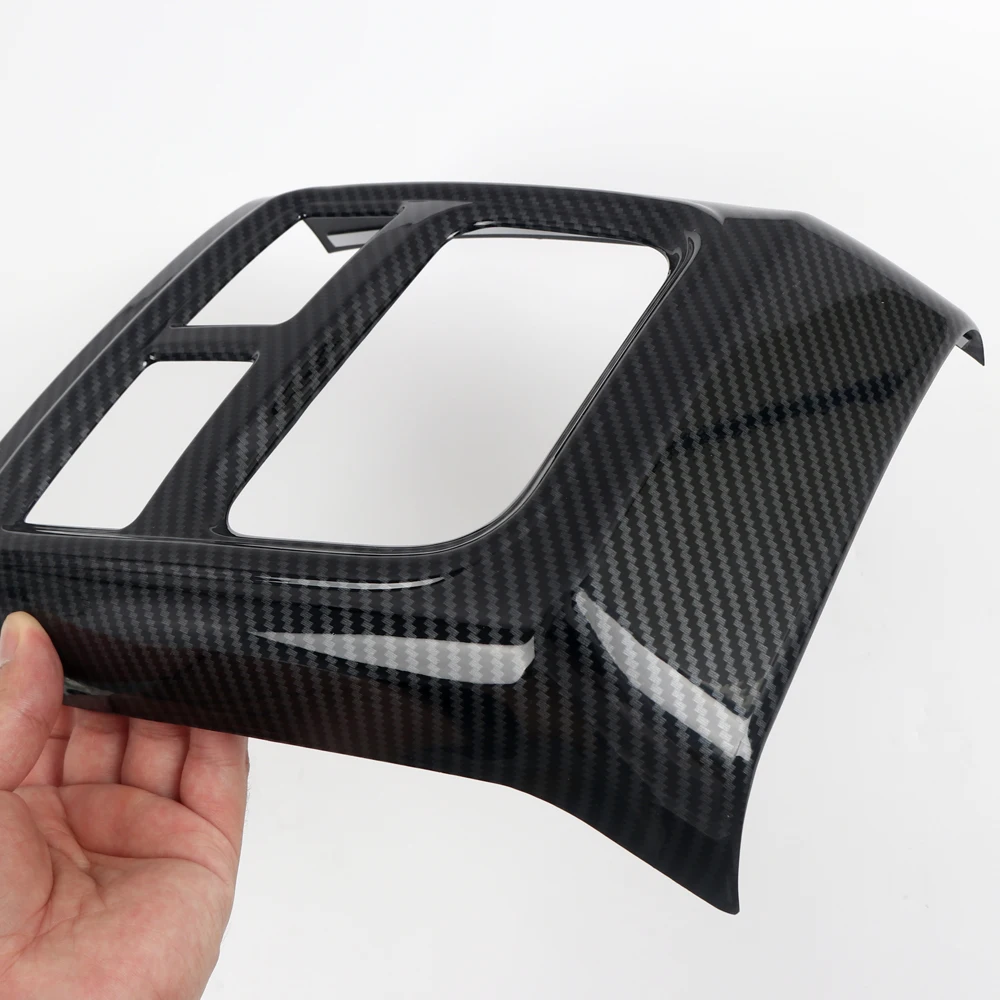 

Car Styling 1PC ABS Carbon Fiber Interior Rear Air Condition Vent Outlet Cover Trim for Dodge Charger 2011-2020 Accessories