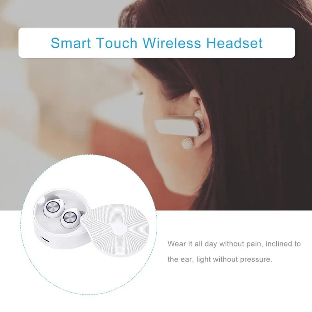 TW10 Беспроводные наушники с зарядной станцией 5 0 стерео бас вкладыши гарнитура